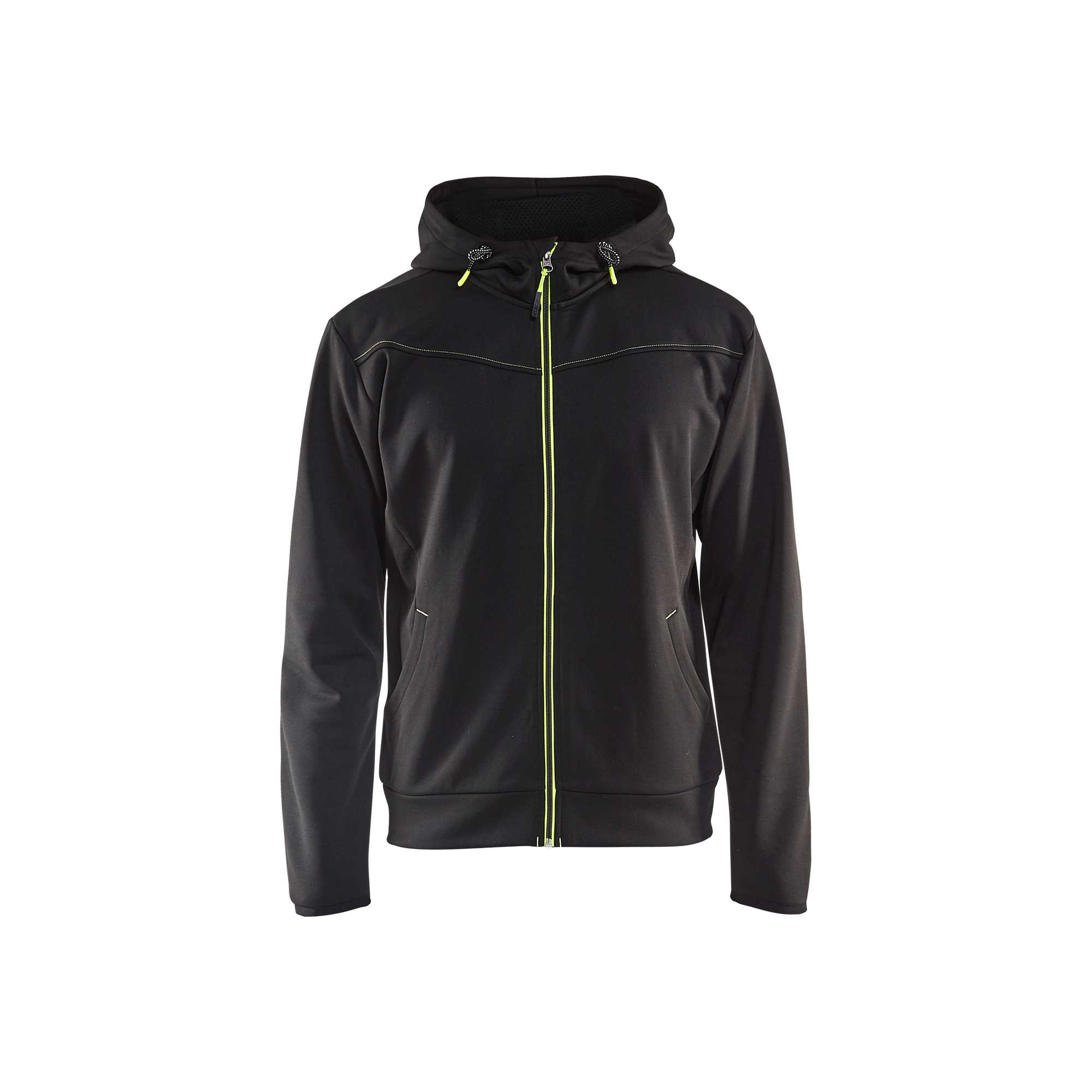 BLAKLADER 33632526 Hoodie With Full Zip Hoodie Work Sweatshirt MEN - Pique Fleece